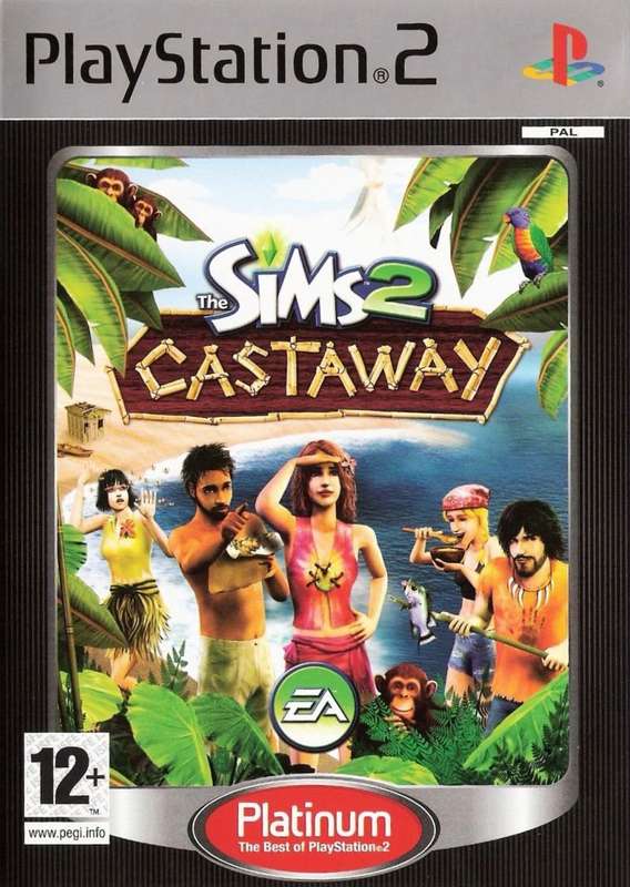 PS2 The Sims 2 Castaway Platinum