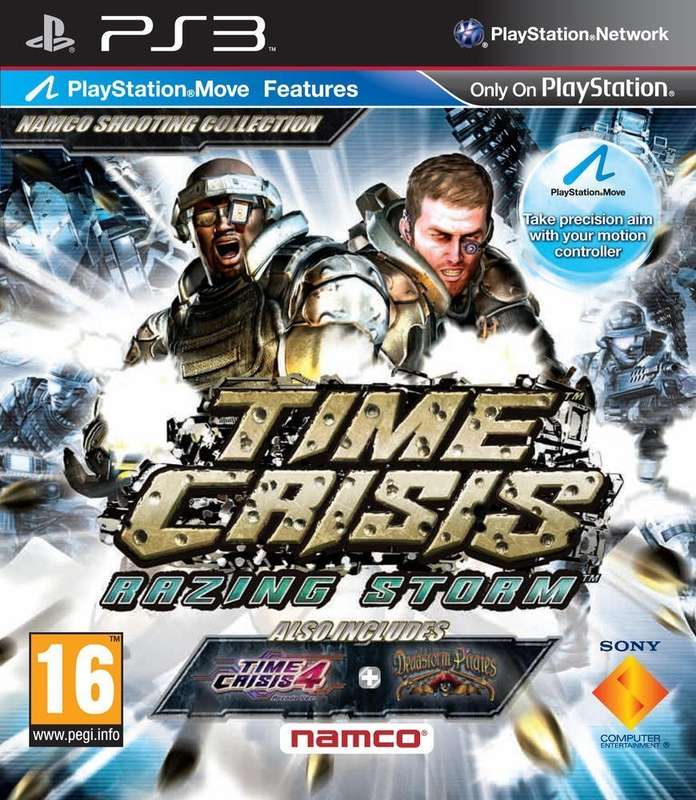 PS3 TIME CRISIS RAZING STORM NAMCO SHOOTING COLLECTION / AS NEW / BID TO WIN