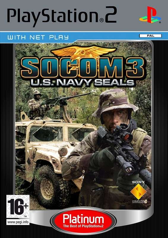 PS2 Socom 3 US Navy Seals Platinum