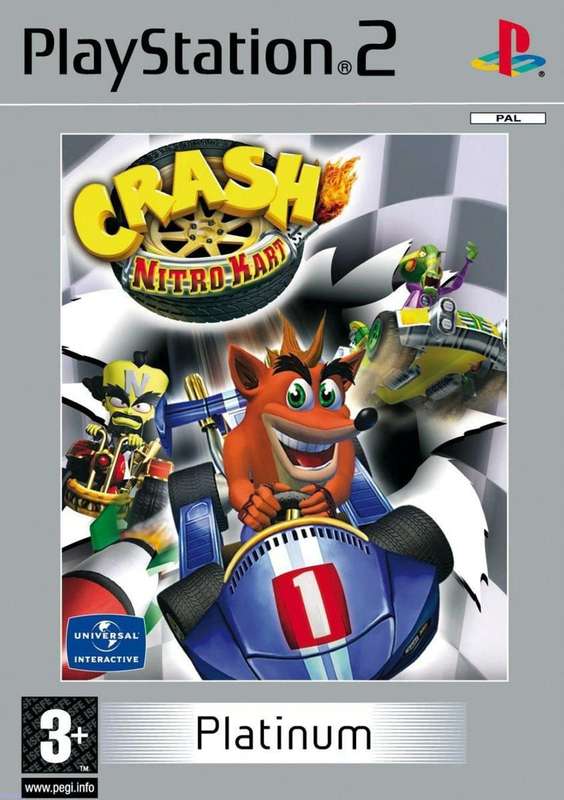 PS2 Crash Nitro Kart Platinum / As New