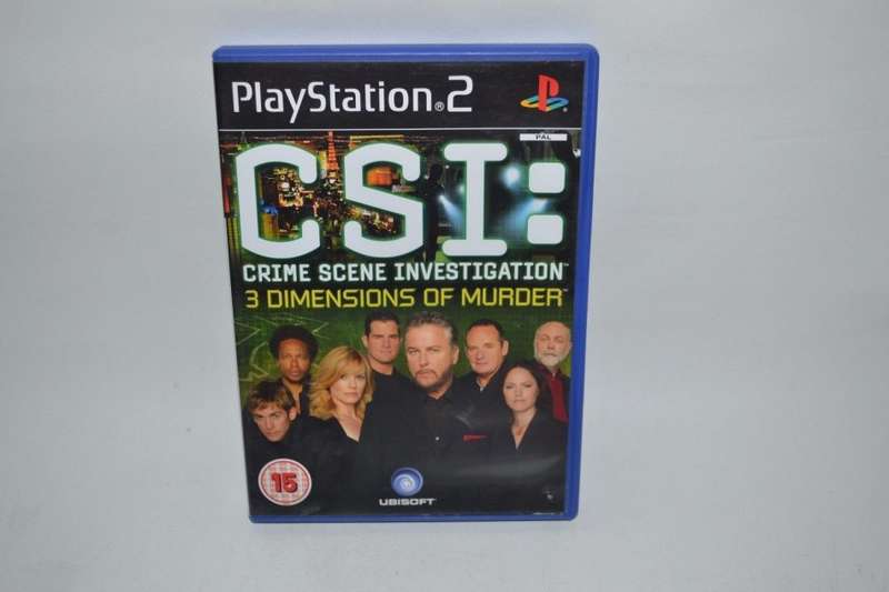 PS2 CSI Crime Scene Investigation 3 Dimensions Of Murder
