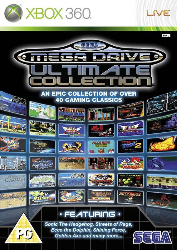 XBOX 360 SEGA MEGA DRIVE ULTIMATE COLLECTION
