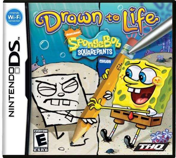 NINTENDO DS DRAWN TO LIFE SPONGEBOB SQUAREPANTS EDITION / BID TO WIN