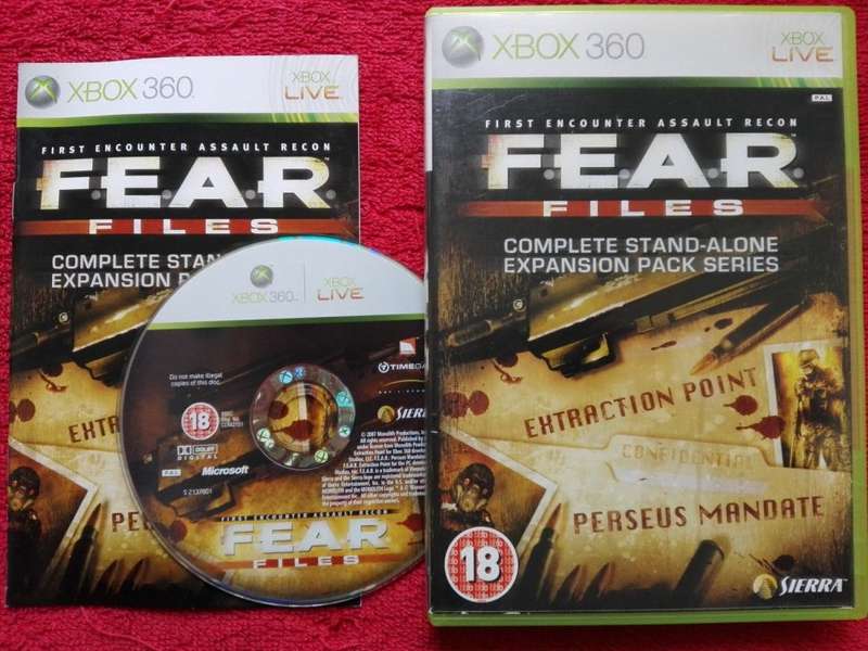 Xbox 360 FEAR Files / As New / Original Product