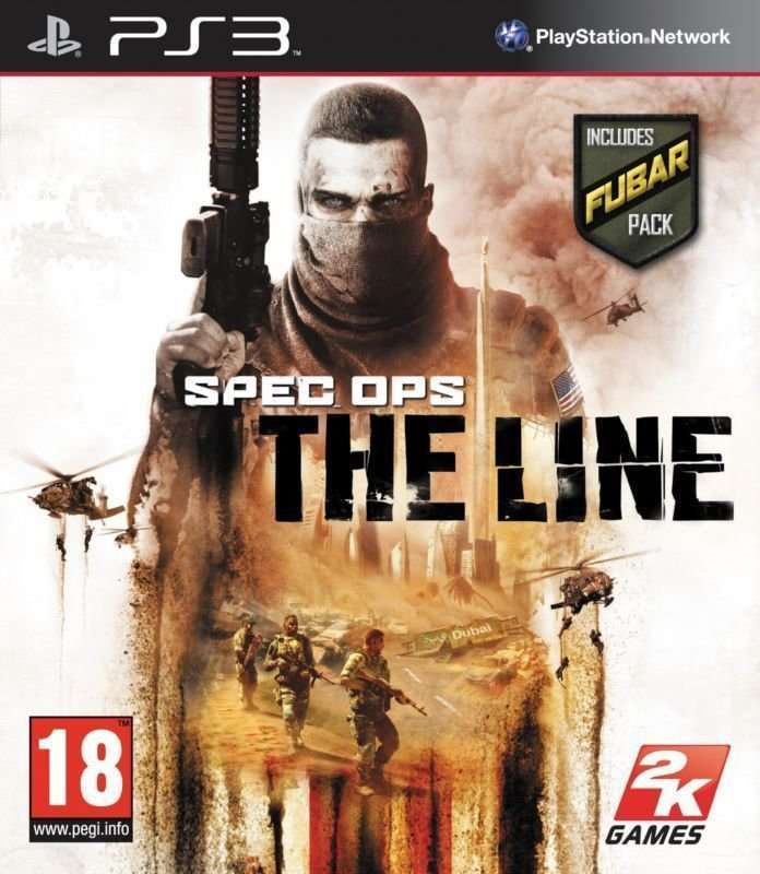 PS3 SPEC OPS THE LINE INCLUDING FUBAR PACK / AS NEW