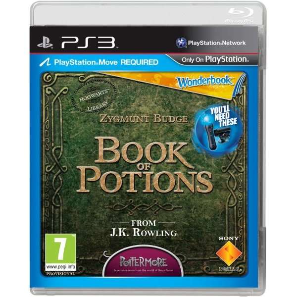 PS3 Wonderbook Book Of Potions / Sag