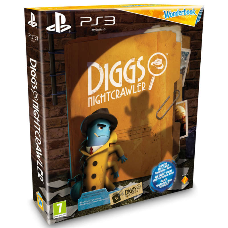 PS3 Wonderbook Diggs Nightcrawler Bundle / Boxed