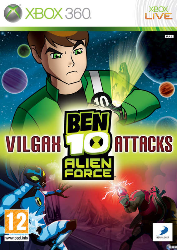 Xbox 360 Ben 10 Alien Force Vilgax Attacks / Original Product