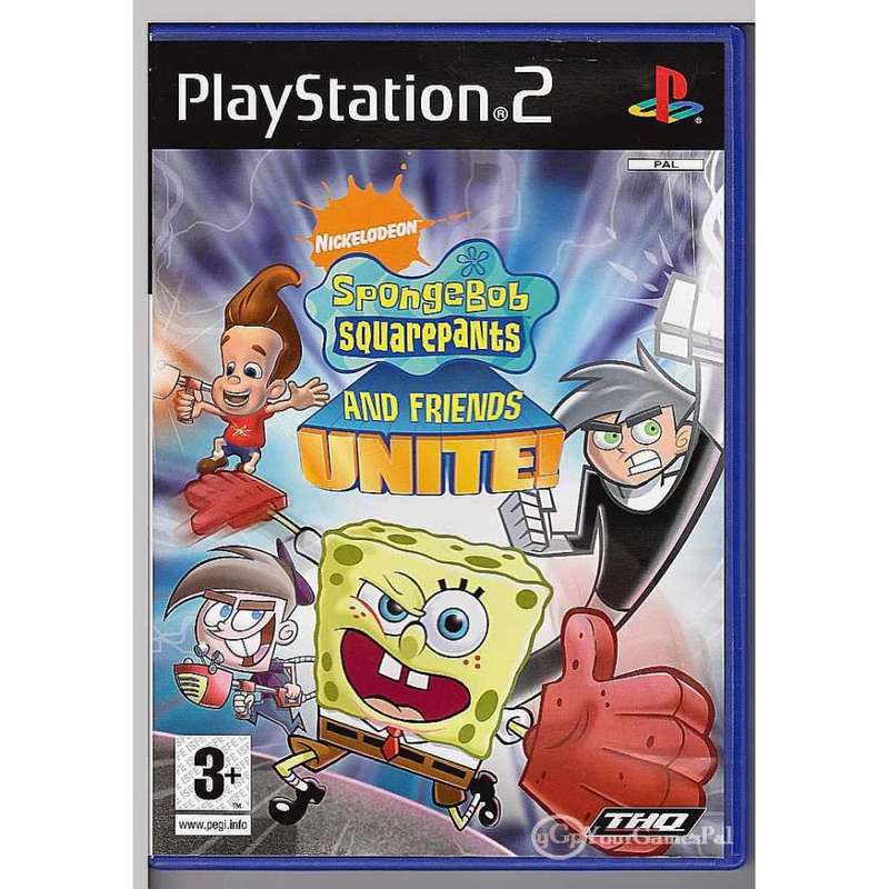 PS2 SPONGEBOB SQUAREPANTS AND FRIENDS UNITE / BID TO WIN