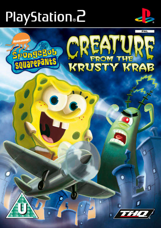 PS2 Spongebob Squarepants Creature From The Krusty Krab