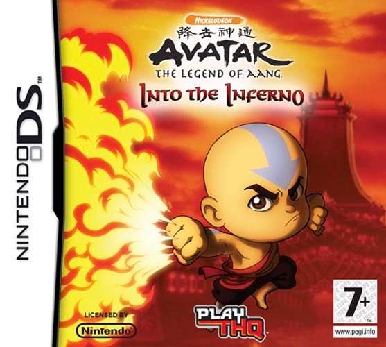 Nintendo DS Avatar The Legend Of Aang Into The Inferno