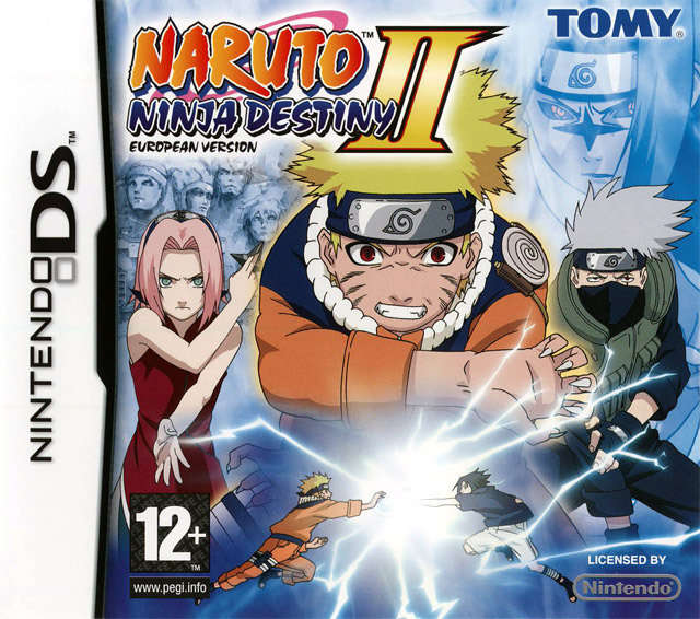 NINTENDO DS NARUTO NINJA DESTINY II EUROPEAN VERSION