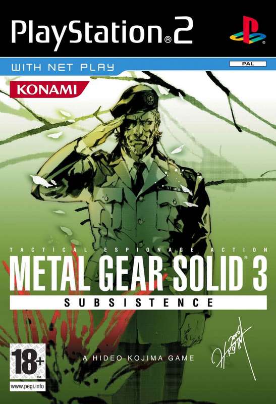 PS2 METAL GEAR SOLID 3 SUBSISTENCE / BID TO WIN