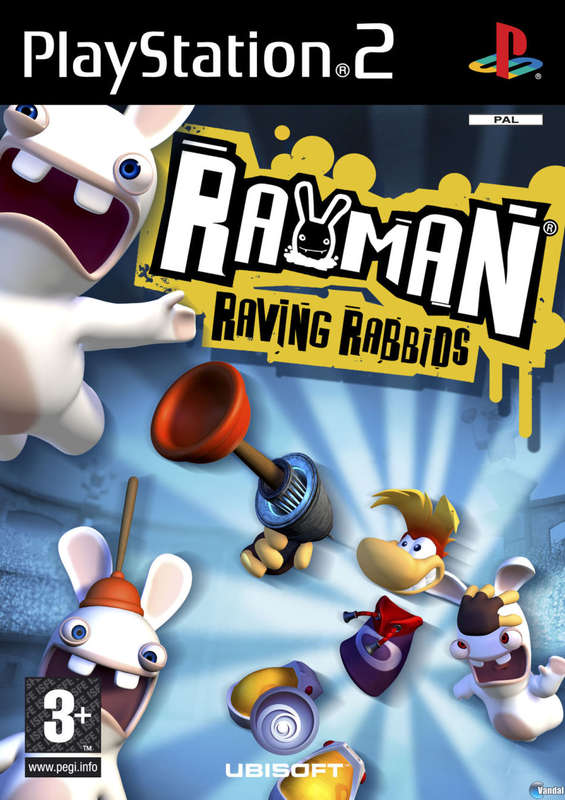 PS2 Rayman Raving Rabbids