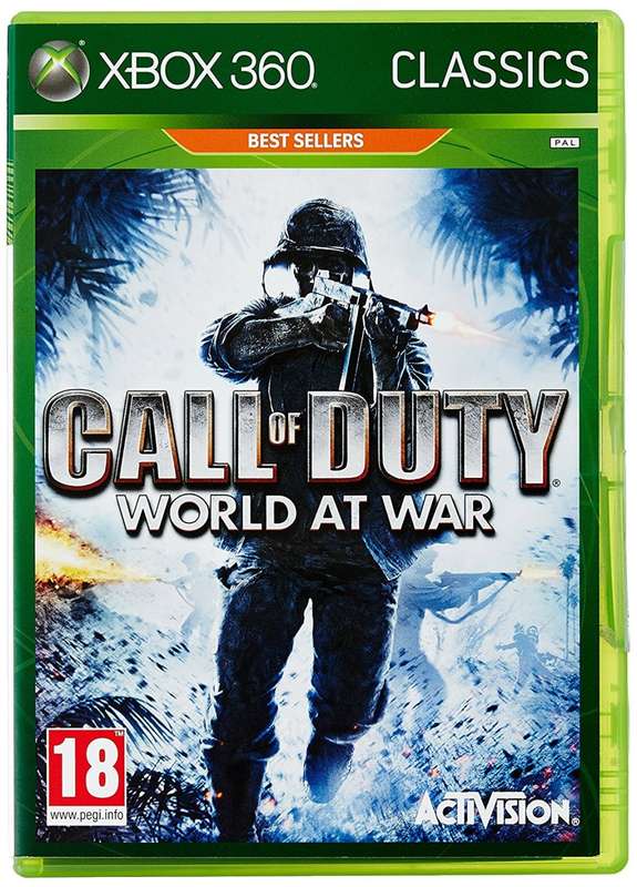Xbox 360 Call Of Duty World At War Classics / As New / Original Product
