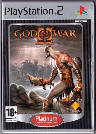 PS2 God Of War II Platinum / As New