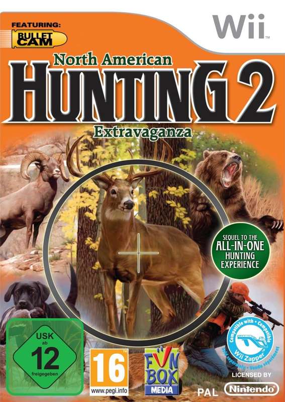 WII NORTH AMERICAN HUNTING EXTRAVAGANZA 2 GUN BUNDLE