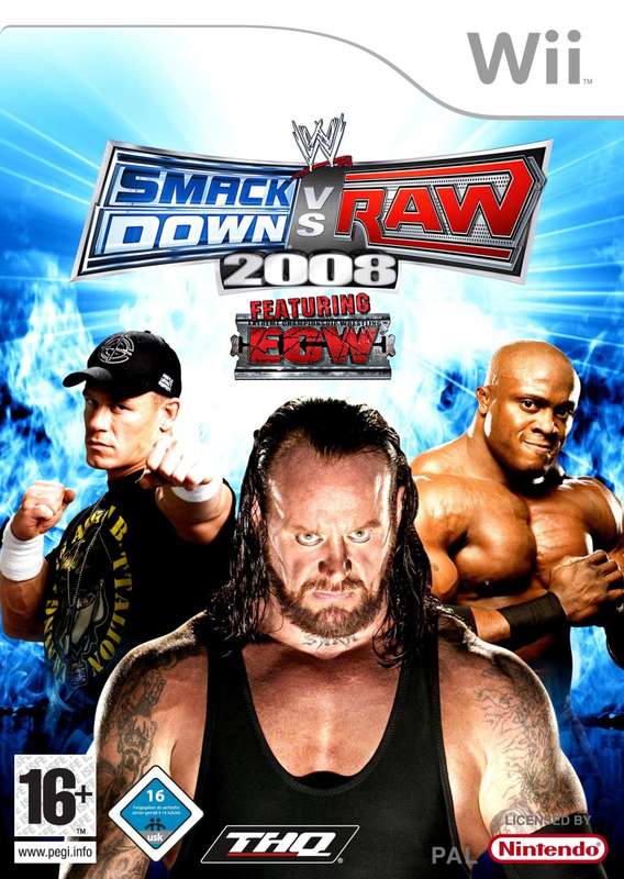 WII WWE SMACKDOWN VS RAW 2008 / BID TO WIN