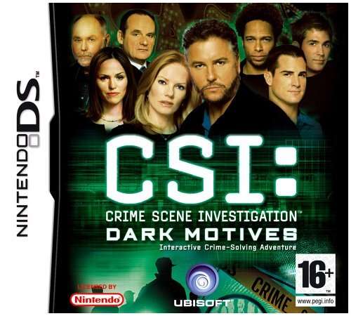 NINTENDO DS CSI CRIME SCENE INVESTIGATION DARK MOTIVES