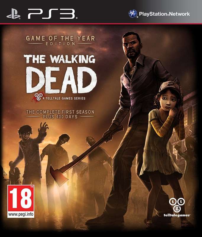PS3 THE WALKING DEAD GAME OF THE YEAR EDITION / AS NEW