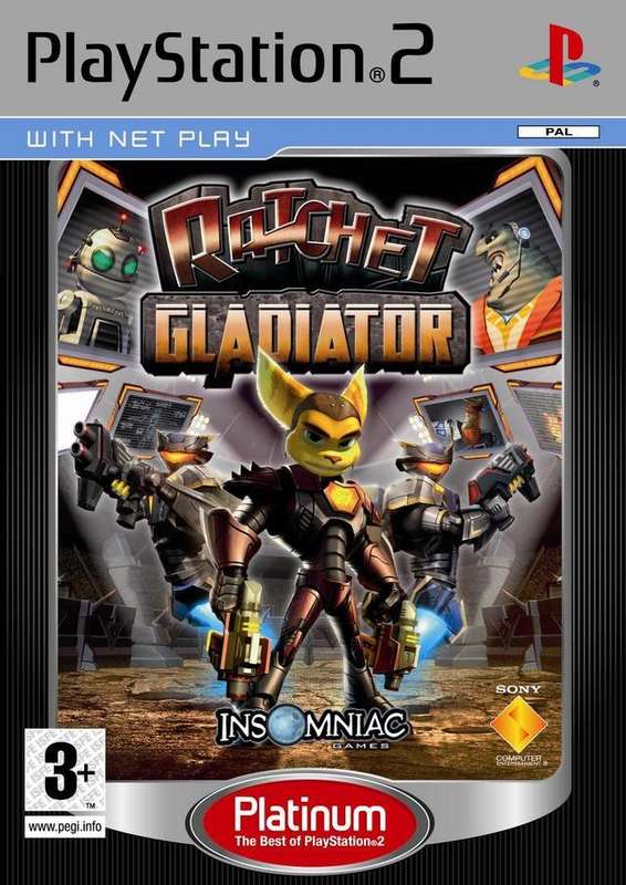 PS2 Ratchet Gladiator Platinum