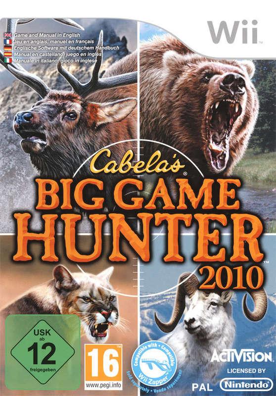 WII CABELAS BIG GAME HUNTER 2010 / BID TO WIN
