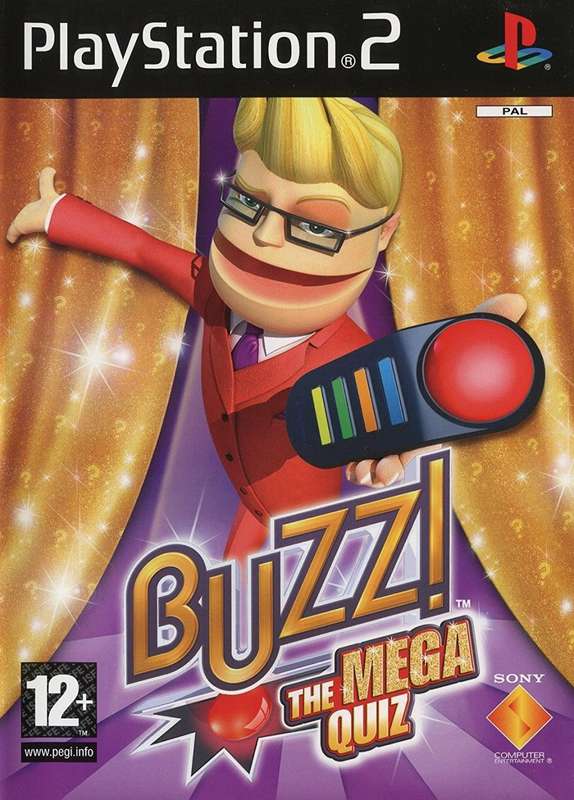 PS2 Buzz The Mega Quiz Game With Buzzers Bundle