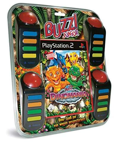 PS2 BUZZ JUNIOR DINO DEN GAME WITH BUZZERS BUNDLE / BID TO WIN