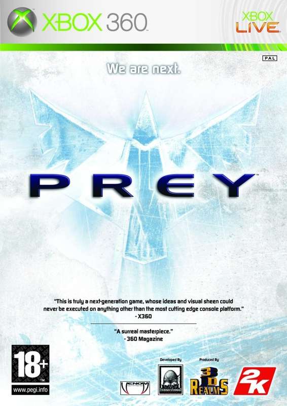Xbox 360 Prey / As New / Original Product
