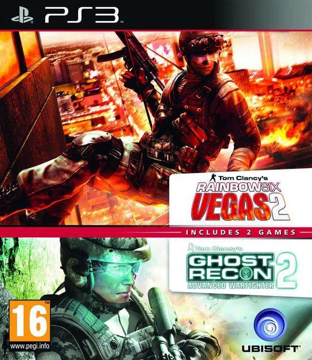 PS3 Tom Clancys R6 Vegas 2 Complete Edition & Graw 2 Double Pack