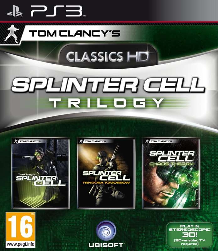 PS3 TOM CLANCYS SPLINTER CELL TRILOGY CLASSICS HD / AS NEW