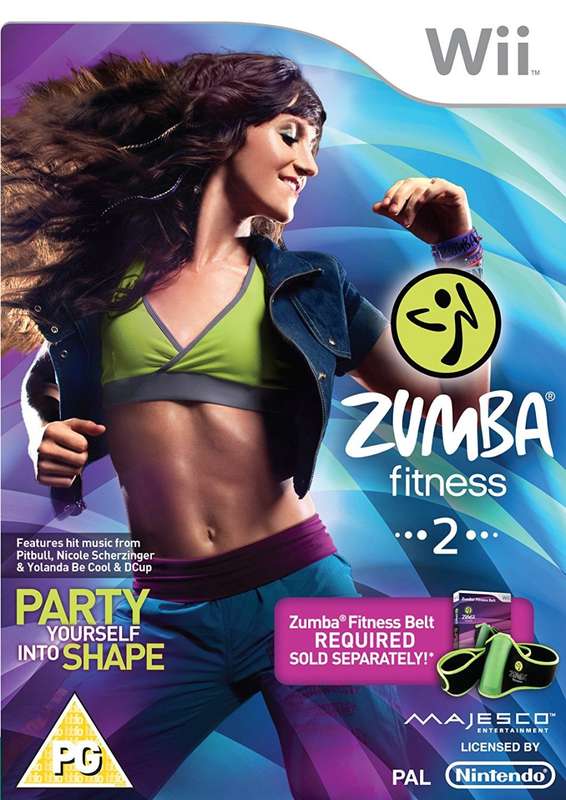 Wii Zumba Fitness 2 / As New / Sag
