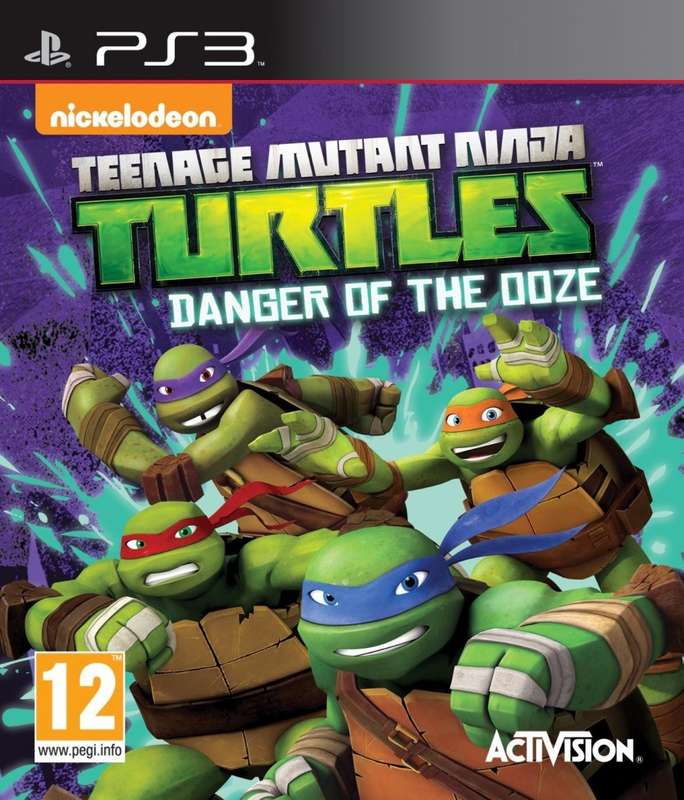 PS3 NICKELODEON TEENAGE MUTANT NINJA TURTLES DANGER OF THE OOZE