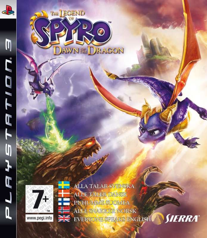 PS3 THE LEGEND OF SPYRO DAWN OF THE DRAGON / AS NEW