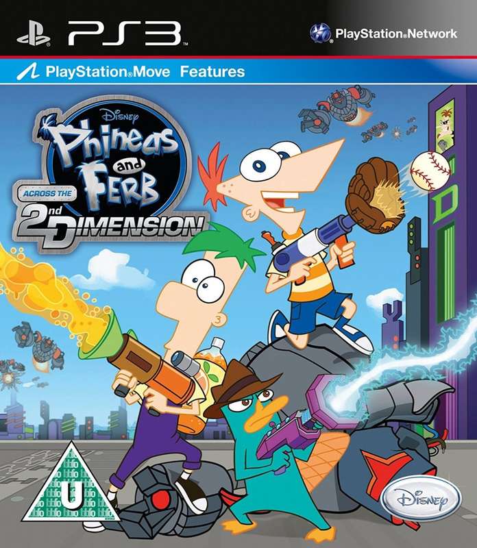 PS3 Phineas And Ferb Across The 2nd Dimension