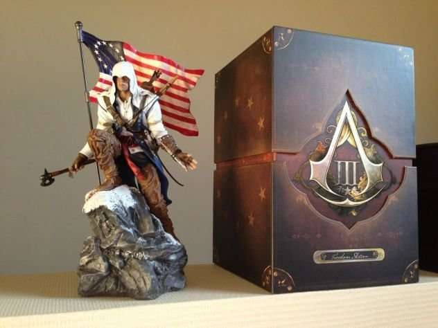PS3 ASSASSINS CREED III FREEDOM EDITION COLLECTORS / BID TO WIN