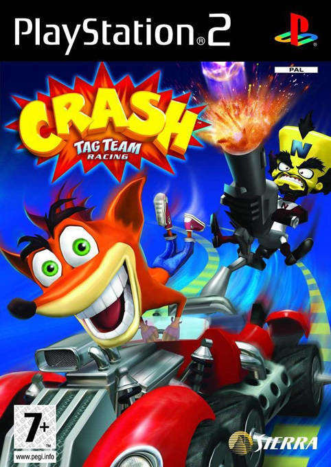 PS2 Crash Tag Team Racing