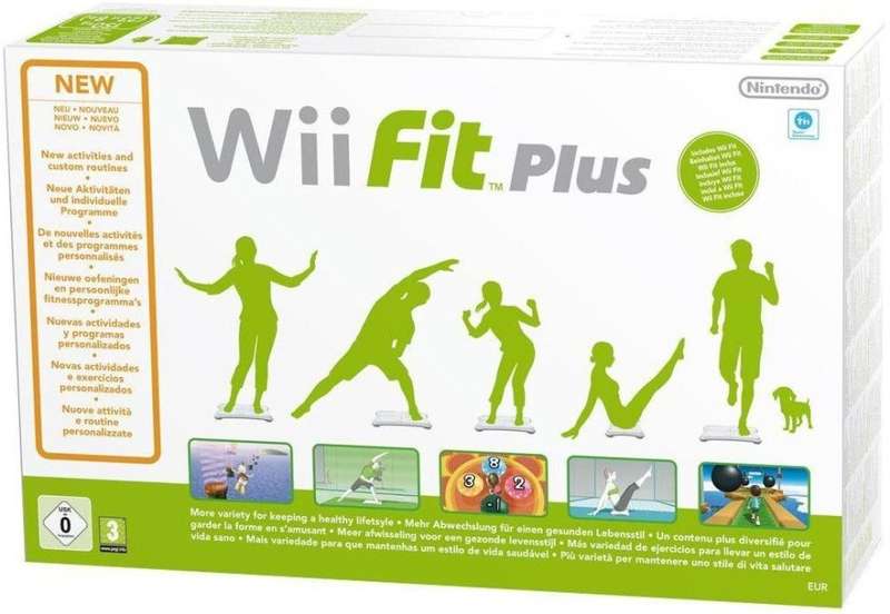 WII FIT PLUS GAME WITH BALANCE BOARD BUNDLE / AS NEW (BOXED) / BID TO WIN