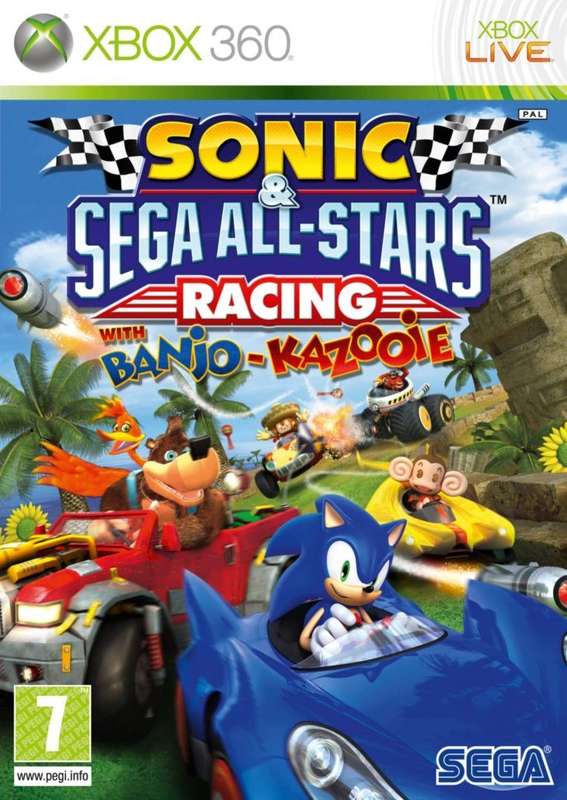 Xbox 360 Sonic & Sega All-Stars Racing With Banjo-Kazooie / As New / Original Product