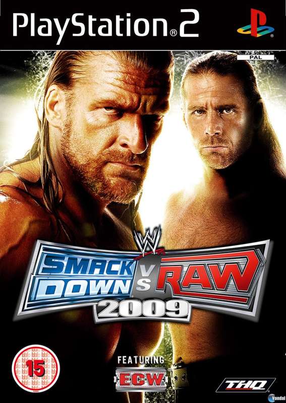 PS2 WWE Smackdown Vs Raw 2009