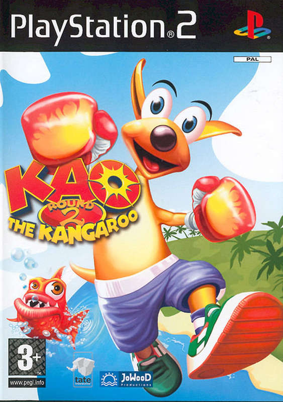 PS2 KAO THE KANGAROO ROUND 2 / AS NEW / BID TO WIN
