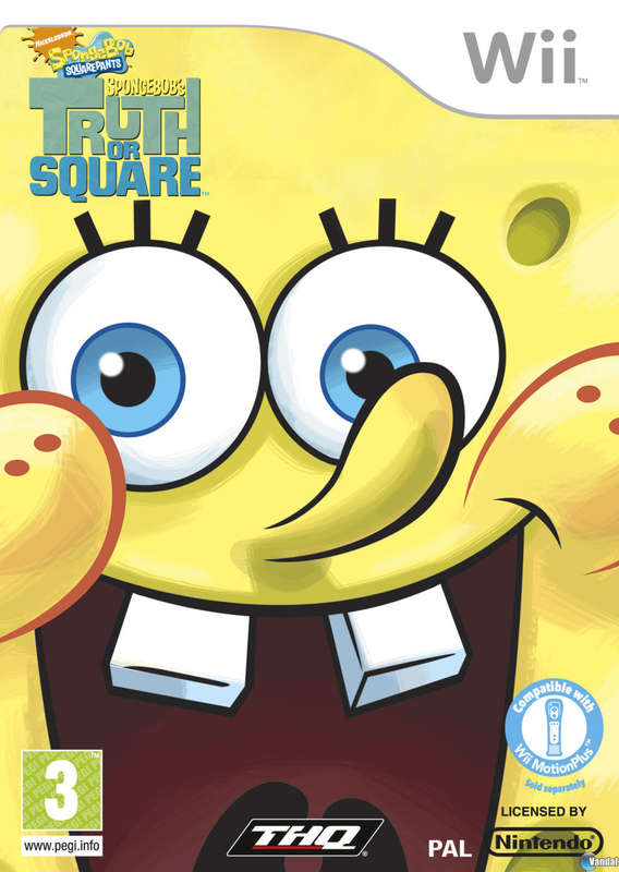 WII SPONGEBOBS TRUTH OR SQUARE / BID TO WIN