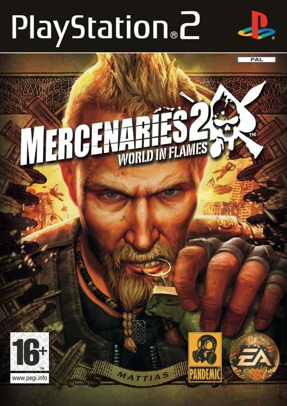 PS2 Mercenaries 2 World In Flames
