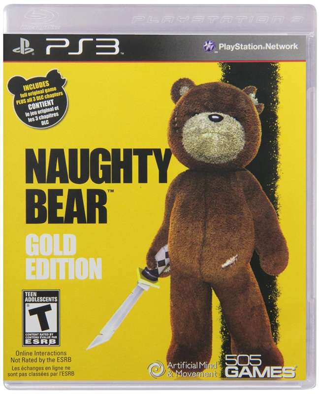 PS3 Naughty Bear Gold Edition