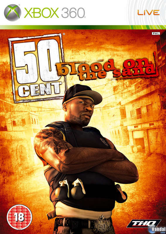 XBOX 360 50 CENT BLOOD ON THE SAND / ORIGINAL PRODUCT / BID TO WIN