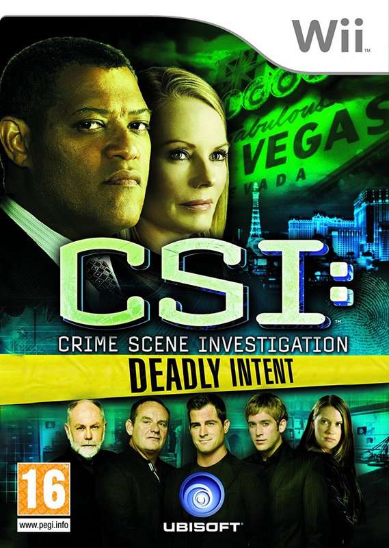 Wii CSI Crime Scene Investigation Deadly Intent