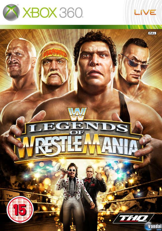 XBOX 360 WWE LEGENDS OF WRESTLEMANIA / ORIGINAL PRODUCT / BID TO WIN