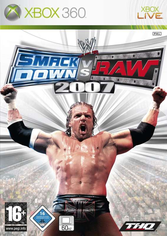 XBOX 360 WWE SMACKDOWN VS RAW 2007 / AS NEW / ORIGINAL PRODUCT