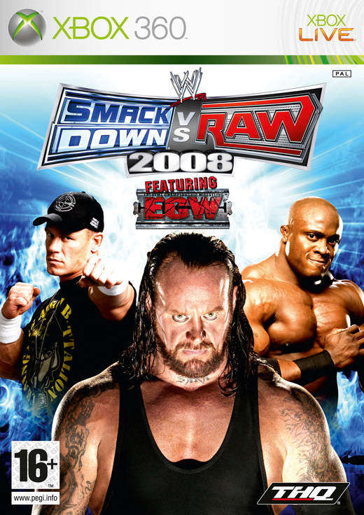 XBOX 360 WWE SMACKDOWN VS RAW 2008 / ORIGINAL PRODUCT