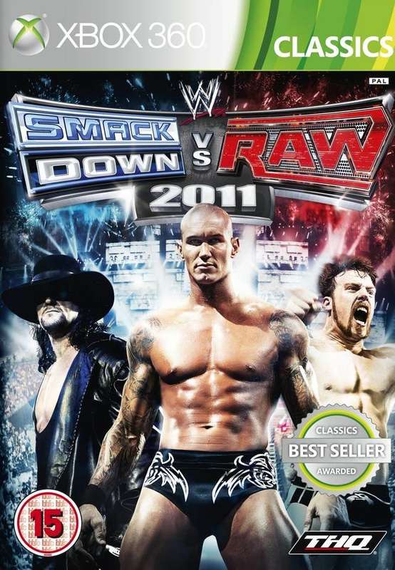 XBOX 360 WWE SMACKDOWN VS RAW 2011 CLASSICS / ORIGINAL PRODUCT